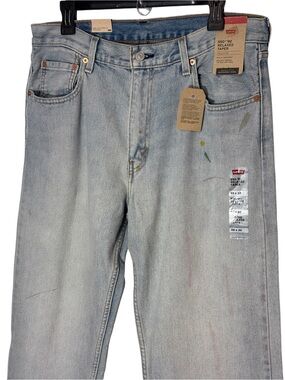 NWT Levi’s Men’s 550 '92 Taper Fit Jeans Cotton Light‎ Blue Denim Pants